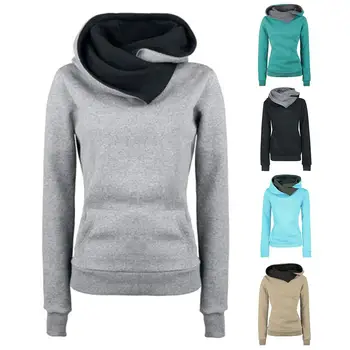 

Casual Women Autumn Winter Long Sleeve Sweatshirt Warm Fleece Pullover Hoodie Women Long Sleeve Sweatshirt Pullover Sweatshirt