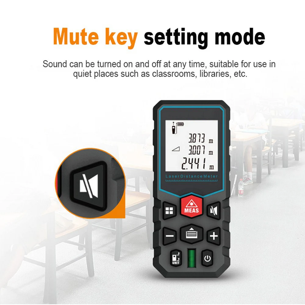 Mileseey X5 Distance Meter Laser rangefinder trena laser tape digital range finder build measure device ruler test tool Mileseey X5 Distance Meter Laser rangefinder trena laser tape digital range finder build measure device ruler test tool