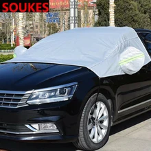 Автомобильный чехол на лобовое стекло, капот двигателя, зеркало заднего вида, солнцезащитный козырек для Honda Civic Accord Fit City CRV Volvo S60 XC90 V40 V70 V50 V60 xc60