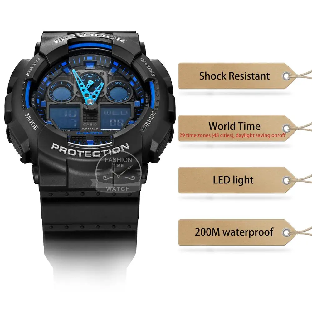 Casio watch men g shock top luxury set military Chronograph LED