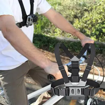 

Adjustable Chest Mount Harness Chest Strap Belt For GoPro Accessories For Xiaomi 8 6 Sport Hero 7 Yi For SJCAM Camera Black A3A3
