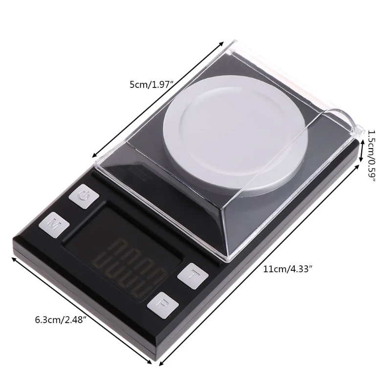 50 г/100 г Электронные весы lcd Цифровые 0,001 г портативные миллиграммовые ювелирные весы 94 шт