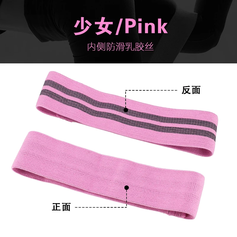 Pink Спортивные Эспандеры для йоги, спортивные растягивающиеся ленты для упражнений, оборудование для тренировки, эластичные упражнения для фитнеса, устойчивые - Цвет: Pink