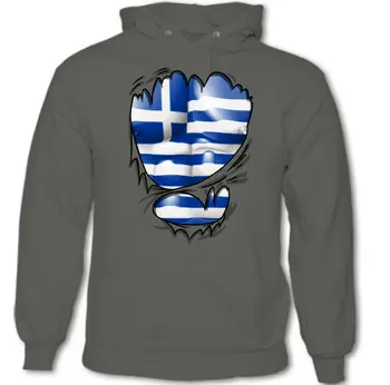 

Ripped Greek Flag Mens Greece Independence Day Hoodie Football Gym Top Kit www men long sleeve gym jogger winter summer coat