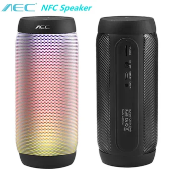 

NFC Wireless Speaker BQ 615 Pro Speakers Portable Bluetooth Speaker With LED Stereo Loudspeaker Bass Subwoofer FM Radio TF AUX