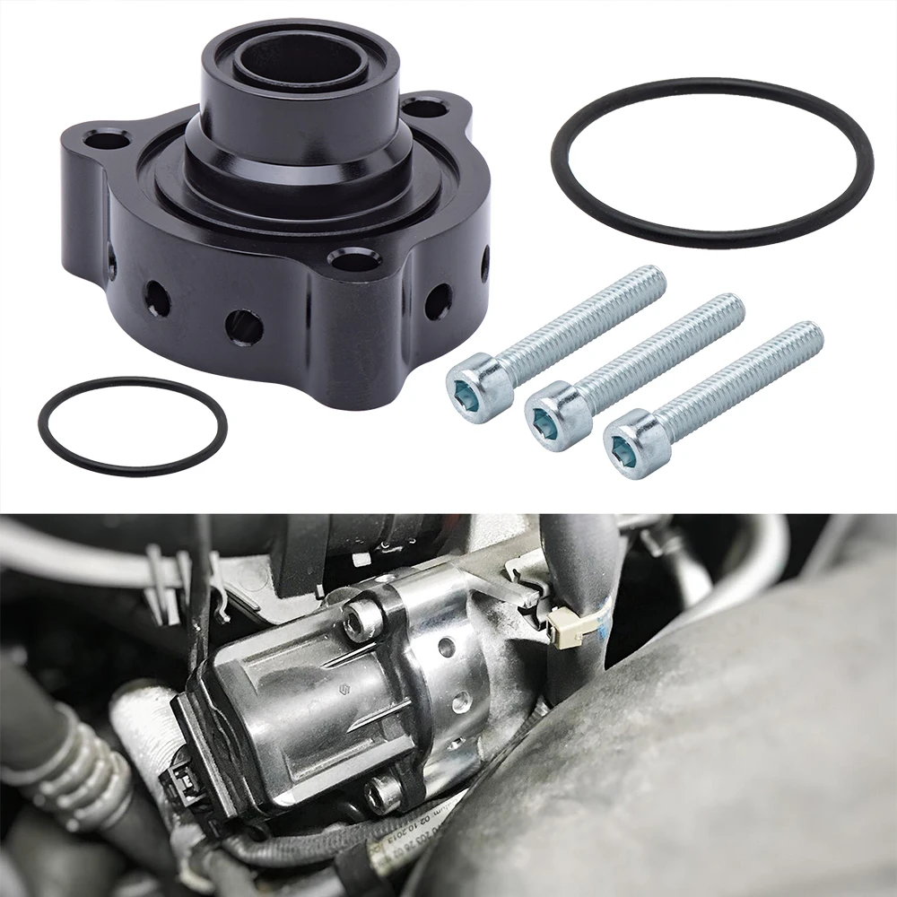 New Aluminum black turbo blow off valve bov sound Adaptor for Mercedes A180, A250, CLA 250 & GLA 250 FMSPMER