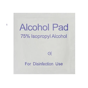 

Portable 100PCS Professional Alcohol Swabs Pads Wet Wipes 70% Isopropyl First Aid Home Skin Cleanser Sterilization