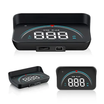 

Car HUD Head Up Display OBD2 OBDII Over Speed Warning System Projector Windshield Auto Electronic Voltage Alarm Car Accessories