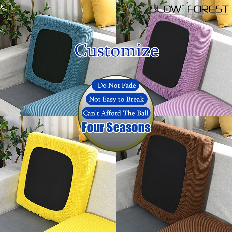 Sofa Seat Cushion Cover Chair Pets Kids Furniture Protector Polar Fleece Stretch Washable Removable Slipcover 1/2/3Seat | Дом и сад