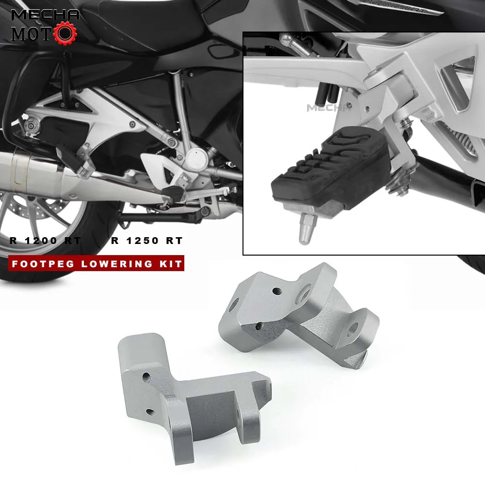 Pedane Anteriori Moto Custom M10 In Alluminio - Set Poggiapiedi Per Kawasaki ZX-6R, ZX-10R, Z1000, Z750, ER6N E Altri