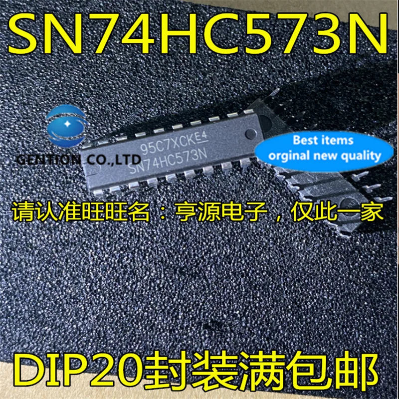 

10 шт. SN74HC573 SN74HC573N 74HC573 DIP-20 в наличии 100% новый и оригинальный