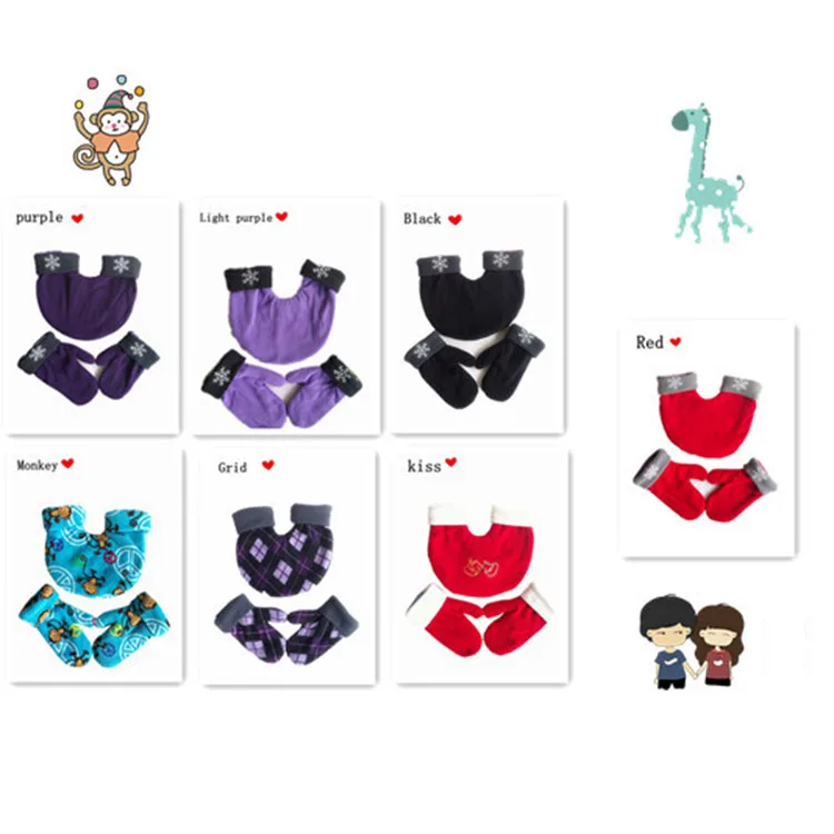 DRESSUUP пара рукавиц рука в руку встряхнуть зерна двойные толстые рождественские перчатки