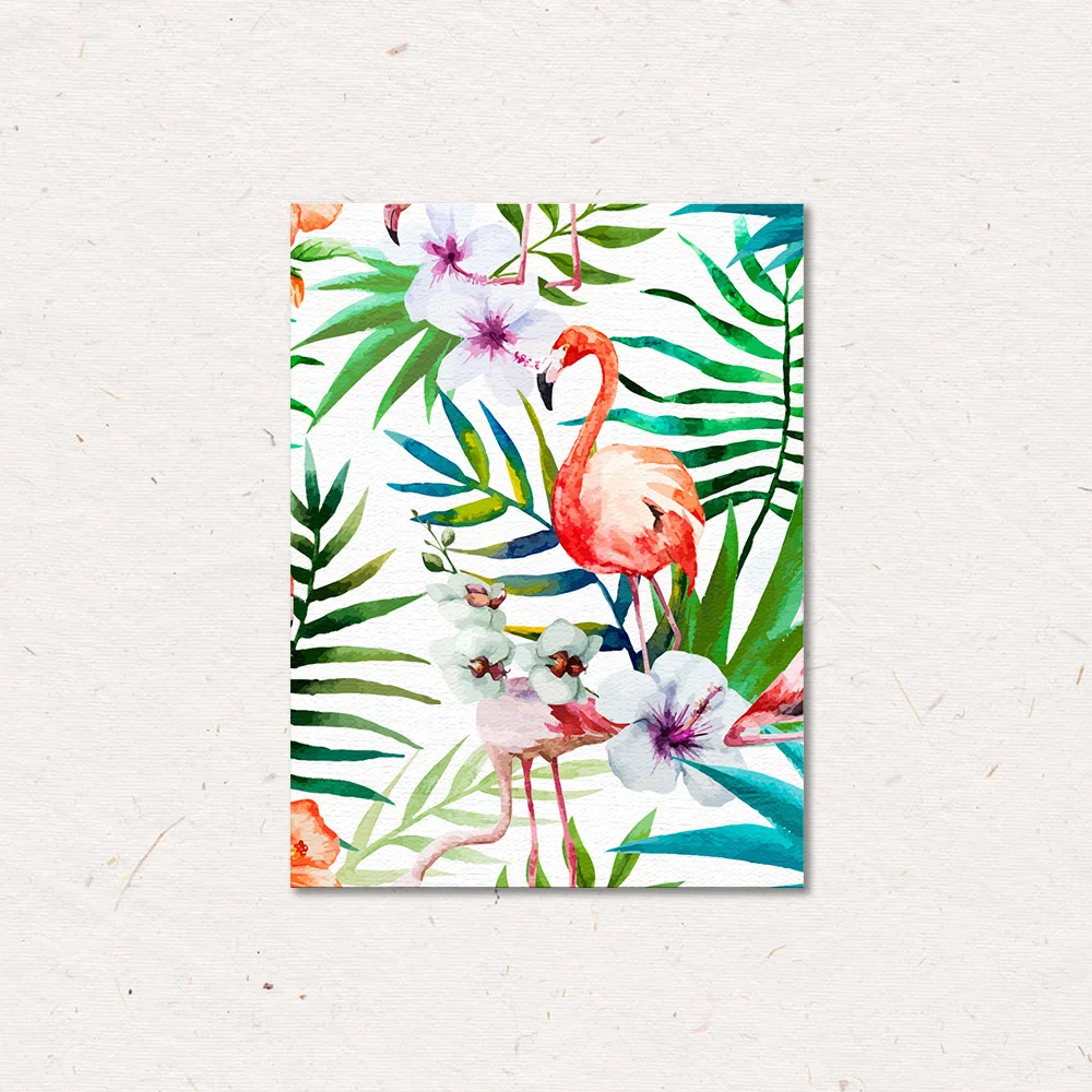 

Funlife Northern European-Style Modern Cartoon Decorative Painting Entrance Hanging Painting Single Flamingo CHILDREN'S Room Art