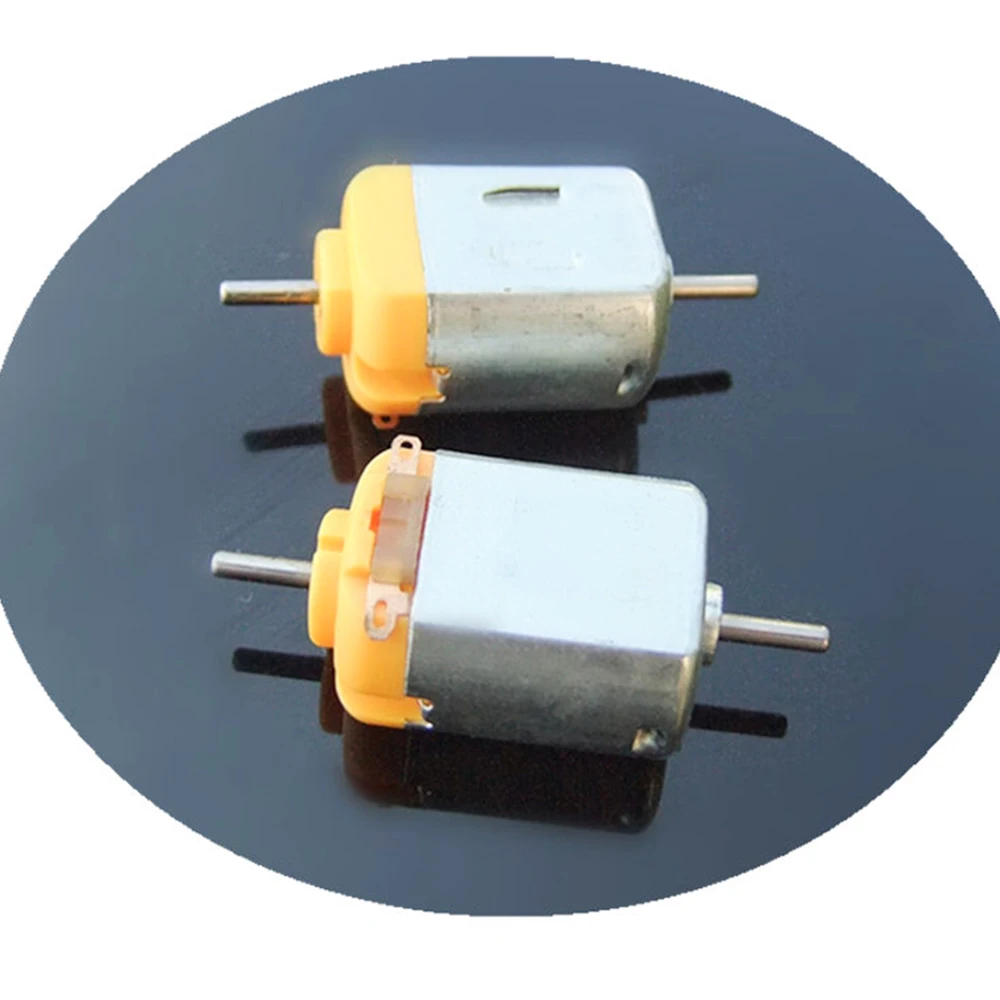 Mini 15Mm * 20Mm 130 Motore Elettrico Doppio Albero Di Uscita Dc 1.5-6V 3V 11000 Giri/Min Motore Elettrico Ad Alta Velocità Per Hobby Smart Robot Rc C