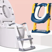 Siège de Pot urinoir pliable pour enfants, siège de Pot d'entraînement pour bébés, chaise urinoir avec échelle de tabouret réglable, toilettes confortables et sûres