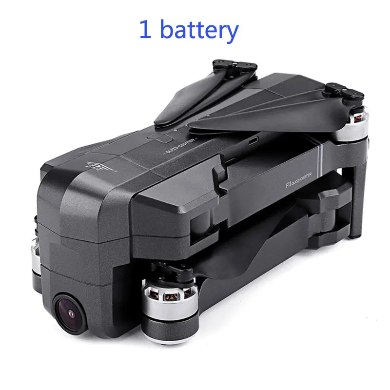 SJRC F11 PRO gps 5G Wifi 500m FPV с 2K широкоугольной камерой 28 минут время полета бесщеточный складной Радиоуправляемый Дрон Квадрокоптер RTF - Цвет: 1 battery