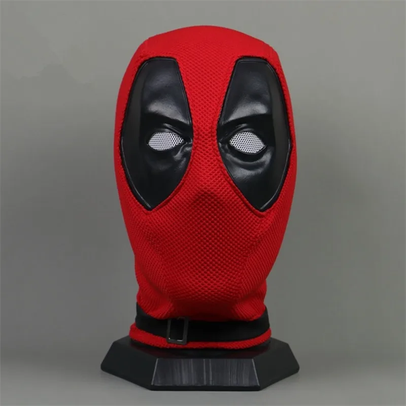 

Deadpool Cosplay Full Face Mask Perspective Breathable Knit Helmet Masks Halloween