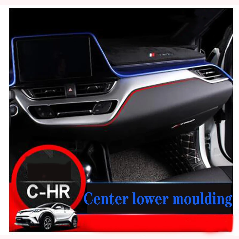 Подходит для Toyota Chr центральной консоли приборной панели отделка нашивка-полоска co драйвер отделка полосы