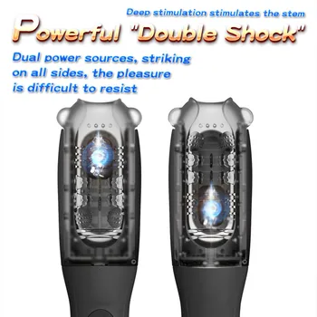 Deep Throat Oral Blowjob Sucking Vibrating Male Masturbator 3D Artificial Vagina Voice Interaction Sexy Machine Sex Toys For Men