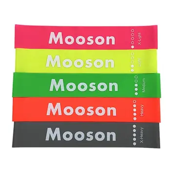 

New Five-color Fluorescent Elastic Resistance Band Drawstring Bag Practical Gym Yoga Training Fitness Workout Sports Equipment