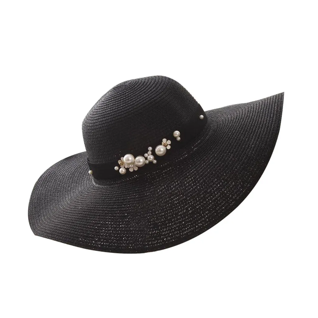 Eillysevens, Женская пляжная соломенная шляпа, белый цвет, Джазовый зонт, модная Панама, фетровая шляпа, гангстер, кепка для повседневной носки,# y40