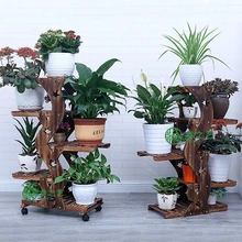 Многоэтажный Европейский стиль сельская местность переход на землю простота современная деревянная стружка балконные полки