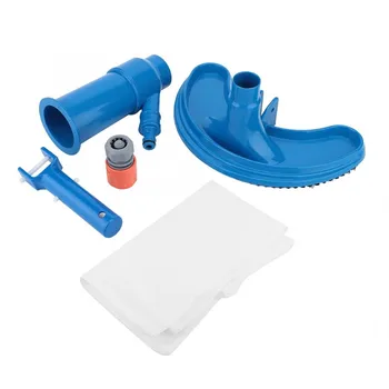 

Portable Swimming Pool Vacuum Cleaner Tool Pond Fountain Vacuum Brush Cleaner Kit Cleaning Tool Suction Head Underwater Cleaner