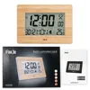 FanJu FJ3530 LCD Digital Wall Clock Alarm Big Size Number Multifunction Temperature Table Clocks Bedside thermometer Large clock 6