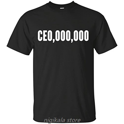 

Printed T Shirt Short Sleeve Men CEO,000,000 Entrepreneur Business Fashion Men Funny Short Sleeve T-Shirts