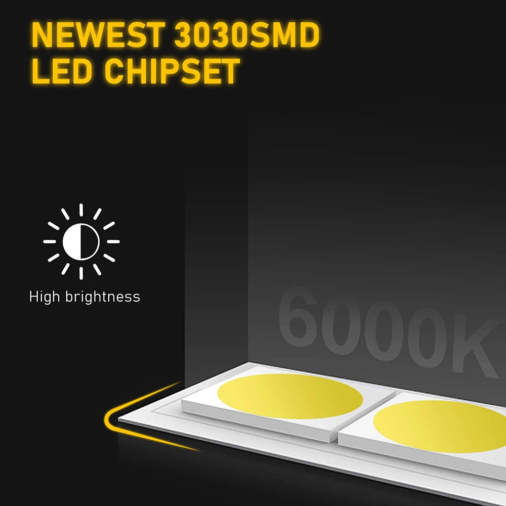 10X T10 W5W 2825 SMD СВЕТОДИОДНЫЙ Canbus лампы для Chevy Cruze Malibu Trax Suburban Error Free 6000K Автомобильный
