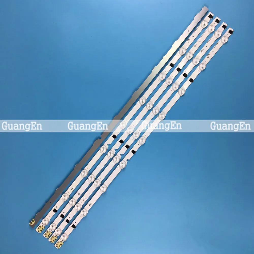 10Set 9LEDs 650mm LED strip for Samsung UE32F5300 D2GE-320SC0-R3 2013SVS32H BN96-25300A 26508B 26508A BN96-25299A D2GE-320SCO-R3
