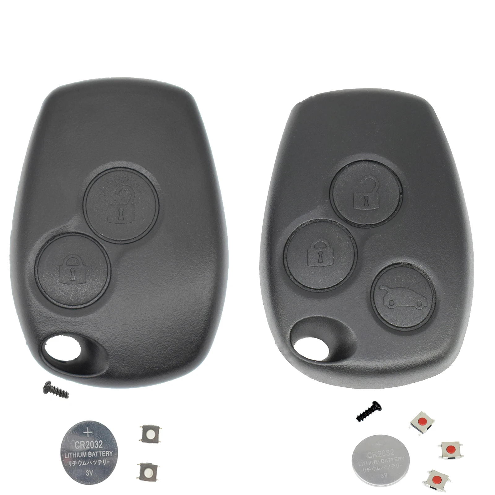 2/3 Button Switch Remote Key Car Key Fob Case Replacement Shell Cover