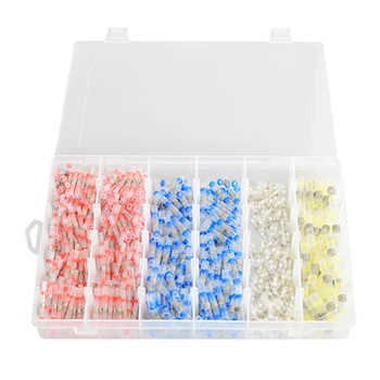 

800Pcs Waterproof Solder Sleeve Heat Shrink Butt Wire Tube Terminal Connectors