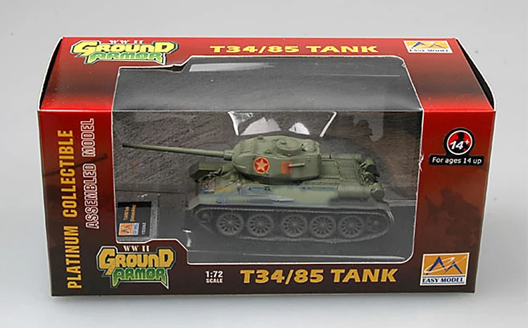Trumpeter 1/72 вьетнамская армия T-34/85 средний танк 36274 Готовая модель продукта