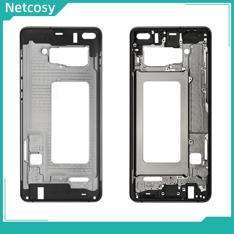 Middle Frame For Samsung Galaxy S10 Plus Front Housing Bezel Repair Part S10+ Plate Cover | Мобильные телефоны и