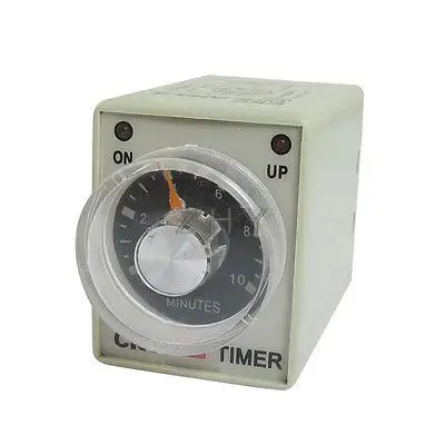 

110V AC 10Min 0-10m DPDT 8 Pin 8P Terminals Delay Timer Time Relay AH3-3
