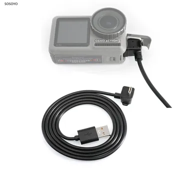 

Camera 101cm Waterproof USB Data Cable Type-C Interface Fast Charging Cable For Dji Osmo Action Sport Camera Accessories