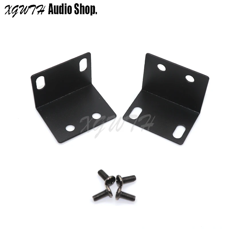 

Universal Metal 1U 19" Wireless Microphone Accessories Receiver Rack Ear Mounting Cabinet Corner Bracket