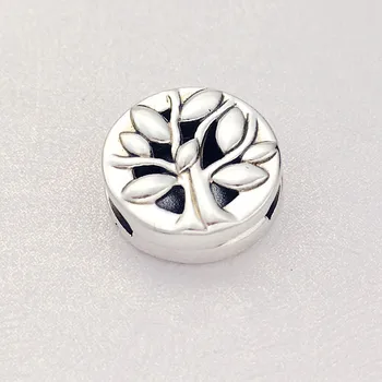 

2020 New Spring Family Tree Clip Charm 925 Sterling silver beads Charms fit Reflexions Bracelet DIY for women jewelry