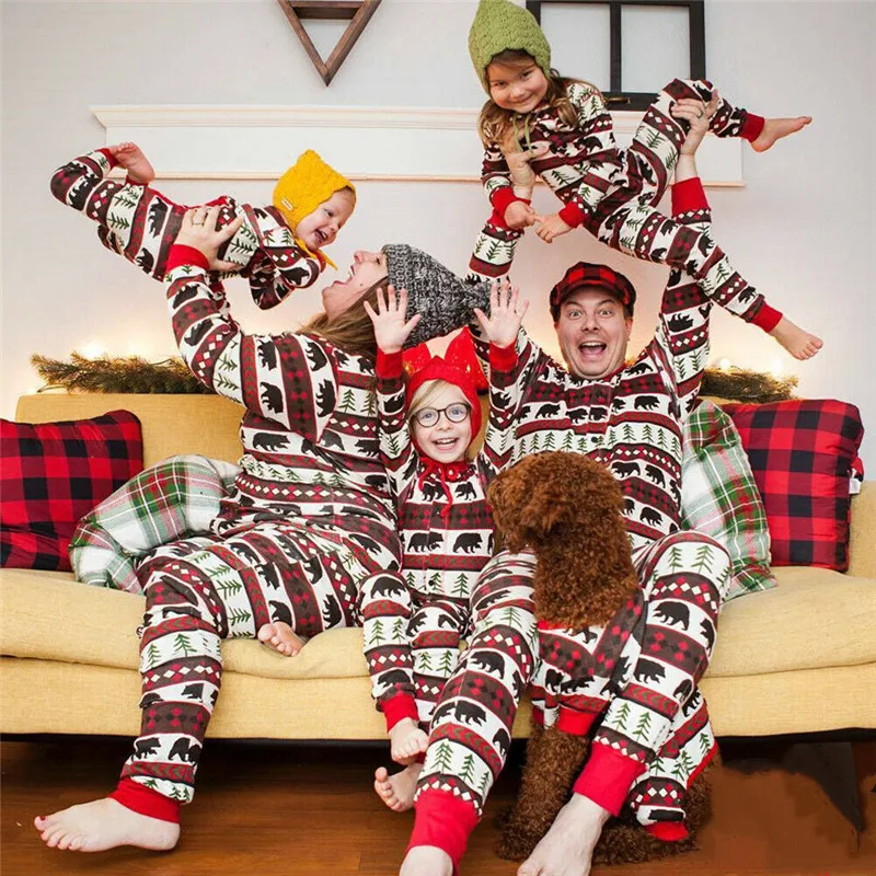 Рождественская Одинаковая одежда для детей и взрослых; одинаковые комплекты для семьи; комплект одежды для сна в полоску; Рождественский