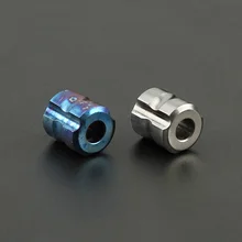 Стиль простой формы титановый сплав нож бусины Паракорд шарик зонтик веревка Титан DIY кулон