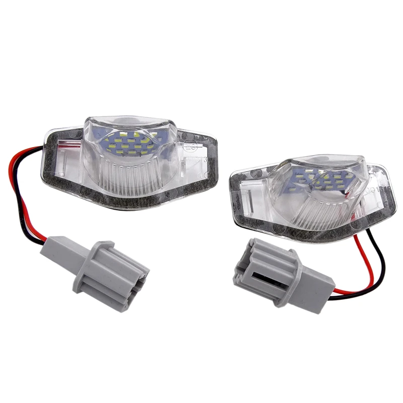 

JIUWAN 1 Pair LED Number License Plate Light Car styling Led Rear for Honda Civic Acura Accord Odyssey TL TSX MDX