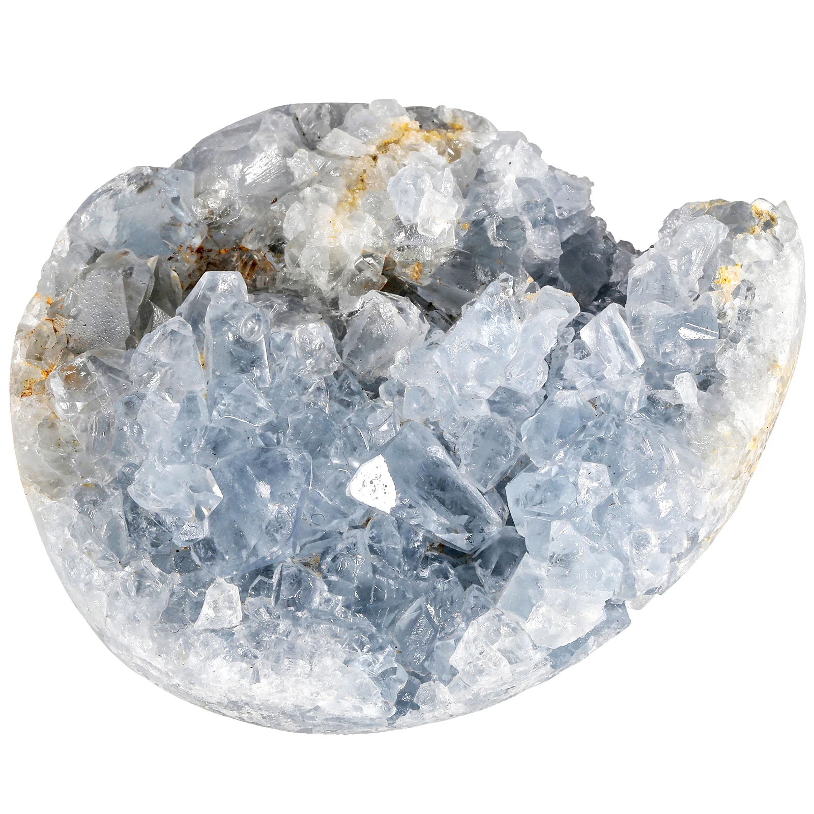 TUMBEELLUWA Natural Blue Celestite Crystal Cluster Irregular Minerals Gemstone Specimen Nordic Home Ornaments Table Decor natural aura crystal irregular electroplating titanium coating rock quartz cluster ornament with stand home ornaments room decor