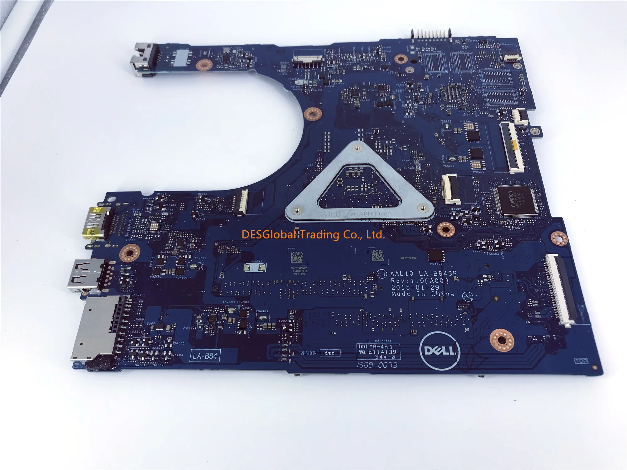 Материнская плата CN-00KMM8 00KMM8 для Inspiron 5458 5558 5758 Материнская плата ноутбука 0KMM8 AAL10 AAL20 LA-B843P i3-4005U прекрасно работает