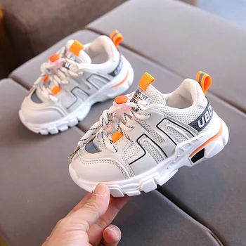 

2020 Autumn New Children Shoes High Quality Boys Girls Casual Shoes Fashion Colorblock Trend Breathable Sneakers for Kids