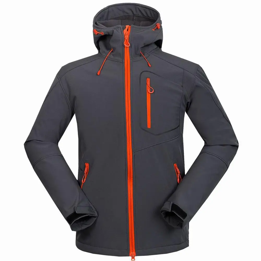 Modis Jacket Coat Men Winter Hooded Softshell for Windproof and Waterproof Soft Coat Shell Jacket Male Windbreaker Clothing