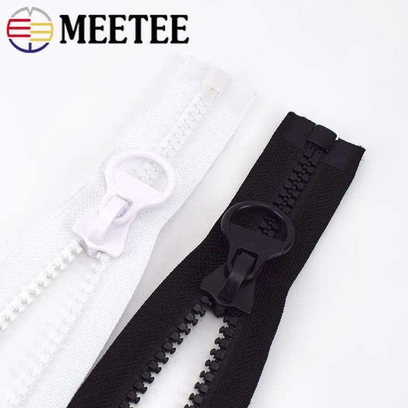 2pcs 60 300cm 8 Resin Zipper Open End Long Zip Closure DIY Sewing Down