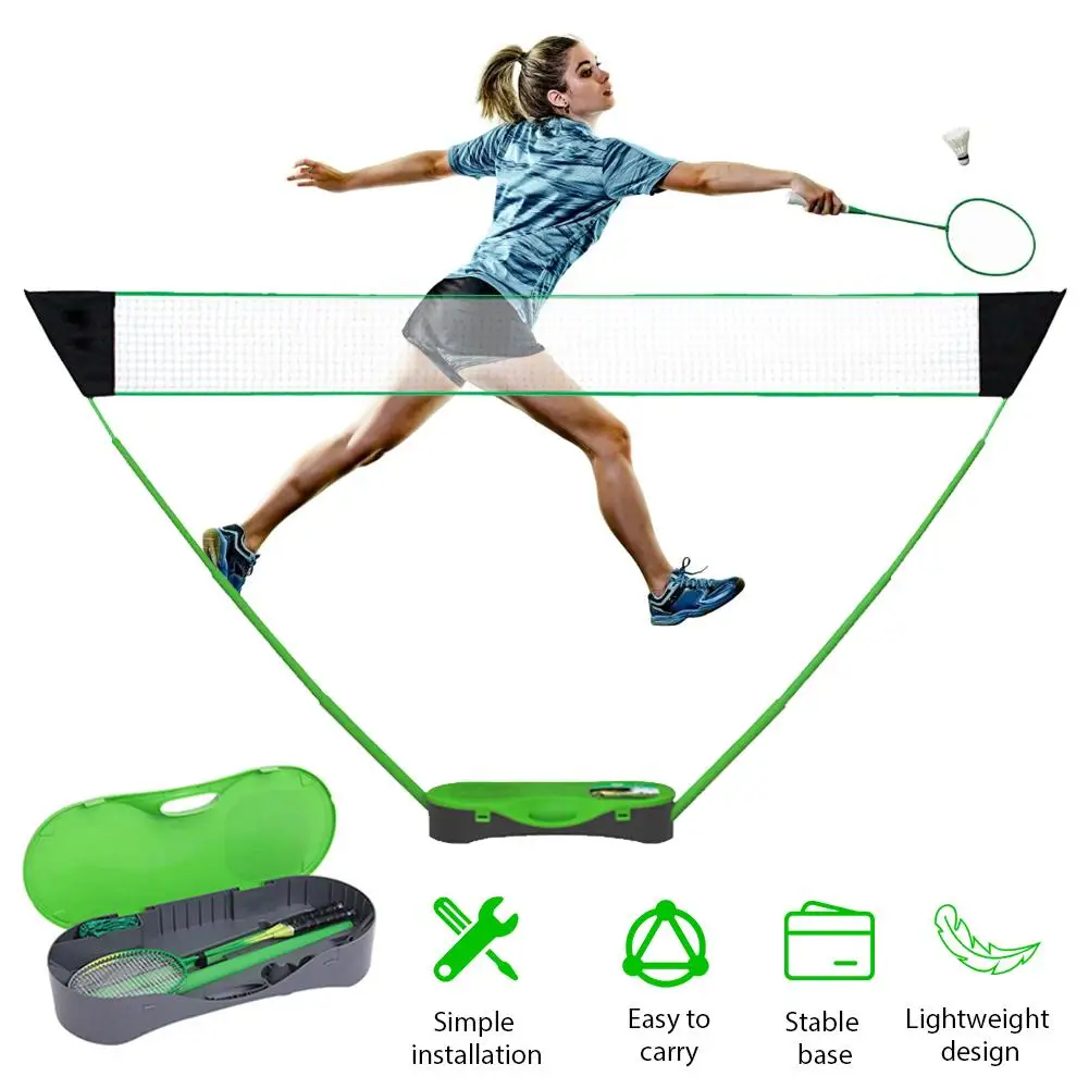 Tennis Multi Sports Portable Pop Up Post Net Garden Set For Volleyball Badminton For Outdoors Courtyard 