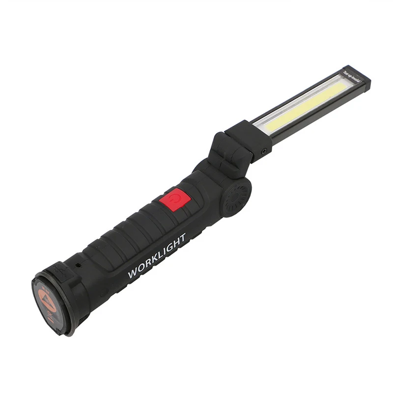 Фонафонарь светодиодный перезаряжаемый с USB-подсветкой портативный магнитный