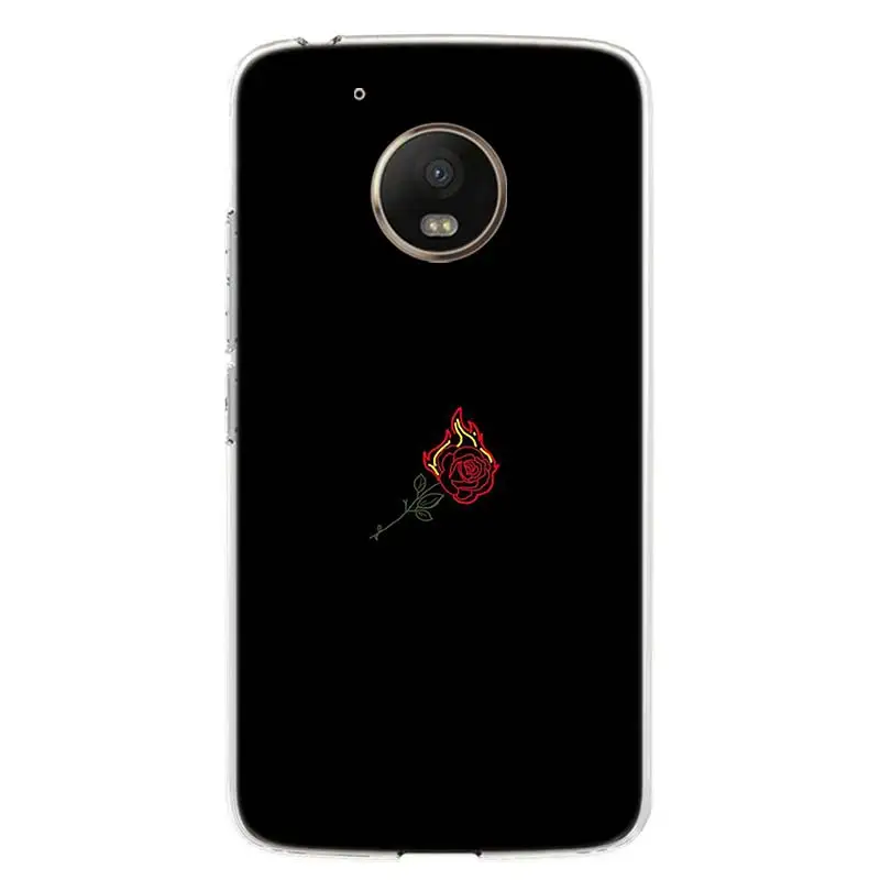 Классический Цветочный эстетический чехол для телефона Motorola Moto G7 G6 G5S G5 E4 Plus G4 E5 Play power EU подарок с рисунком - Цвет: TW106-10